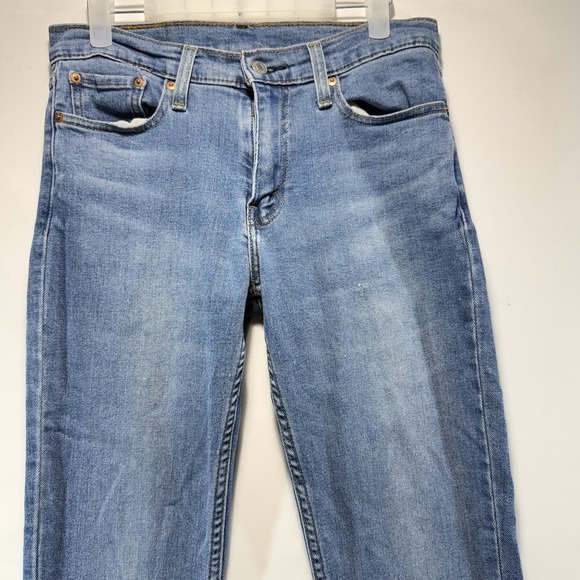 Levis 511 Jeans Mens 30x32 Blue Straight Leg Medium Wash Denim - Picture 9 of 15